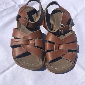Light brown saltwater sandals